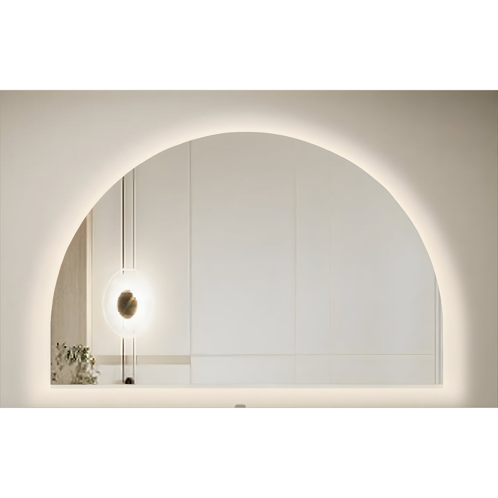 LUKKA ARCO ARCHED FRAMED BACK-LIT LED MIRROR 1200X800MM