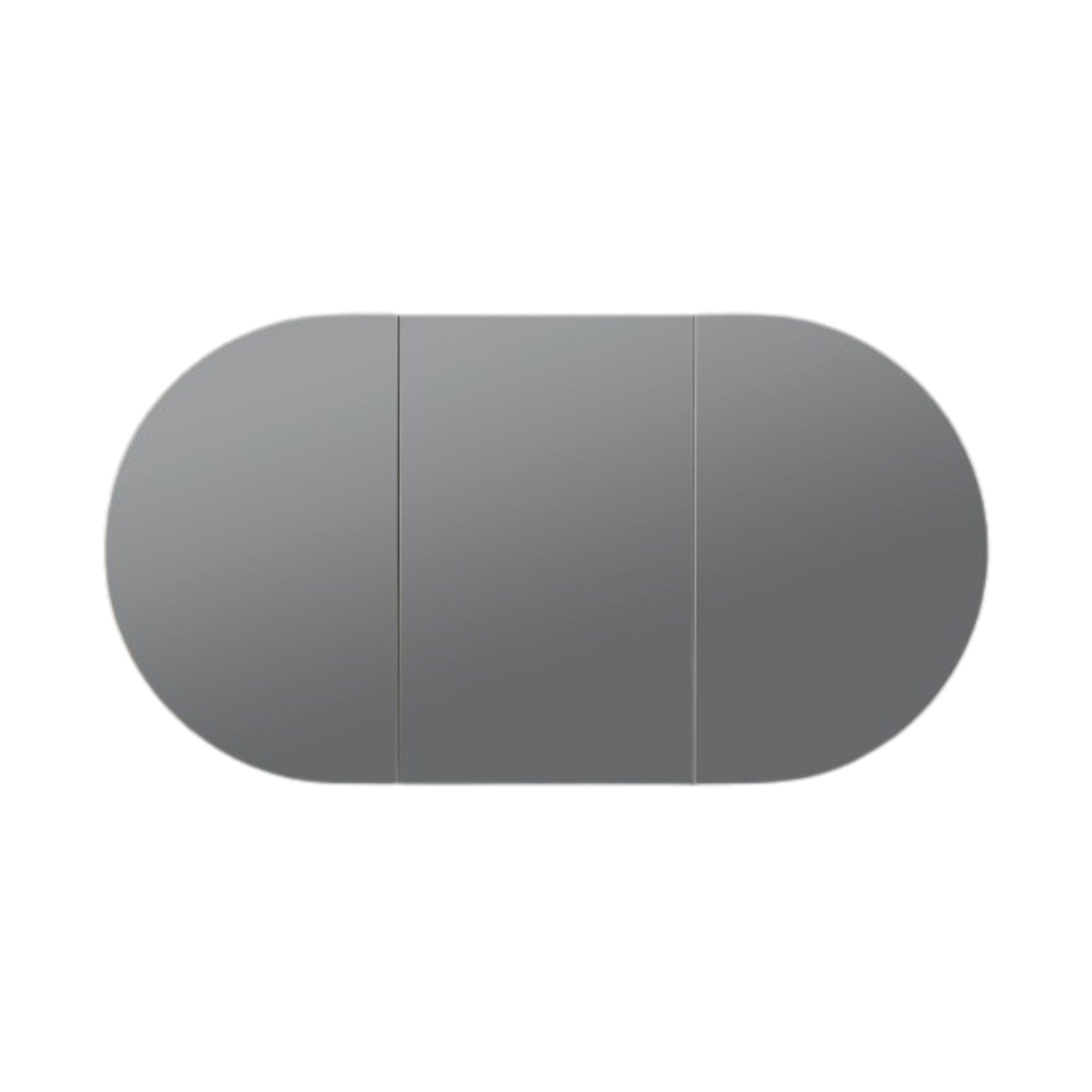 LUKKA ALLISON MATTE BLACK MIRROR SHAVING CABINET 1500MM