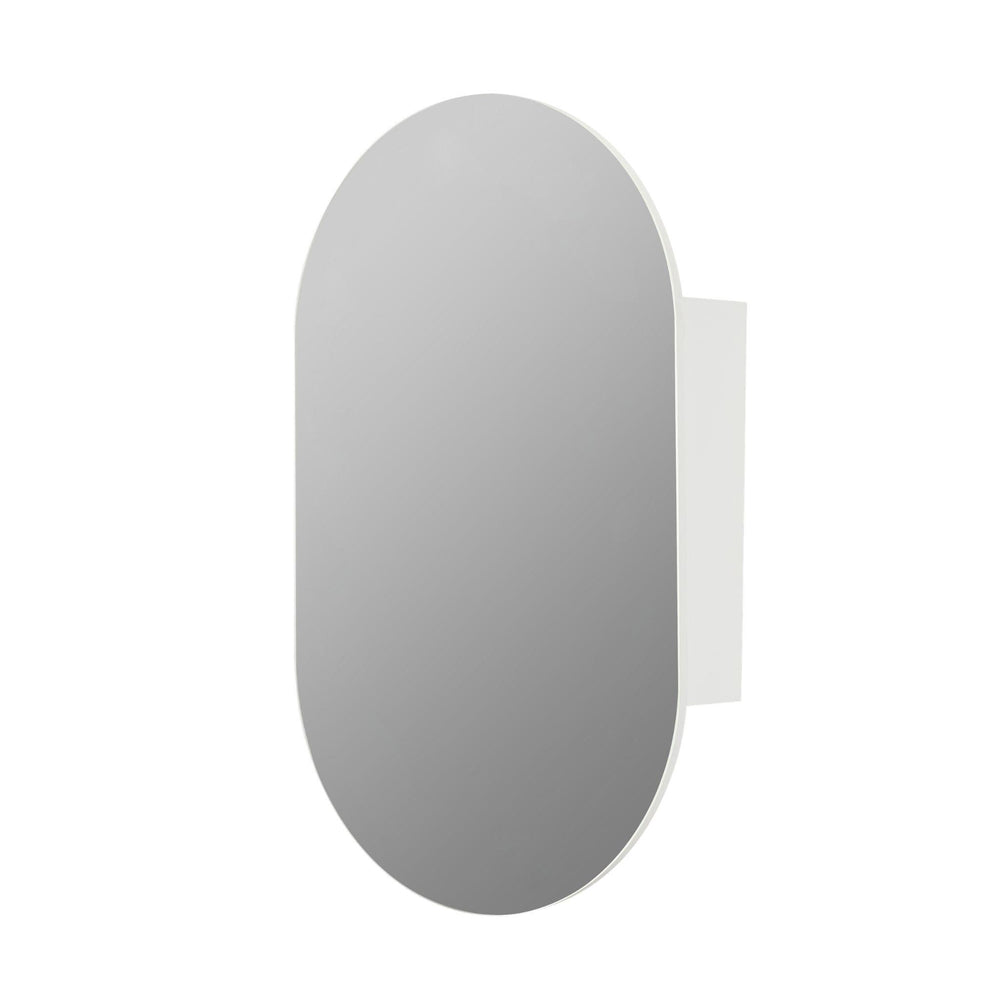 LUKKA ALLISON MATTE WHITE MIRROR SHAVING CABINET 450MM