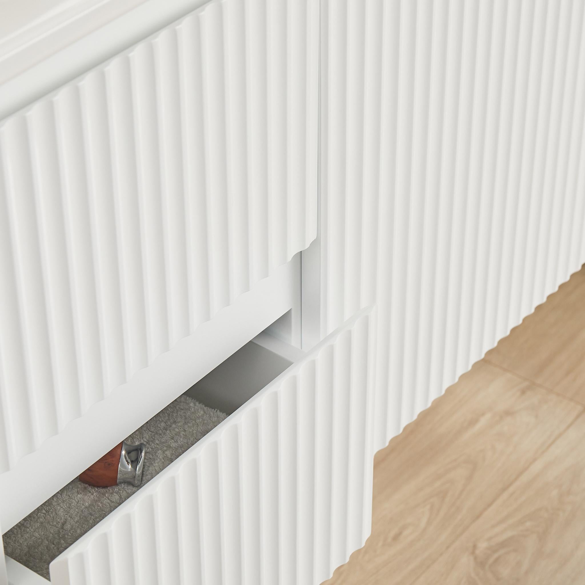 LUKKA CRETE MODERN MATTE WHITE 750MM SINGLE BOWL WALL HUNG VANITY (AVAILABLE IN LEFT AND RIGHT HAND DRAWER)