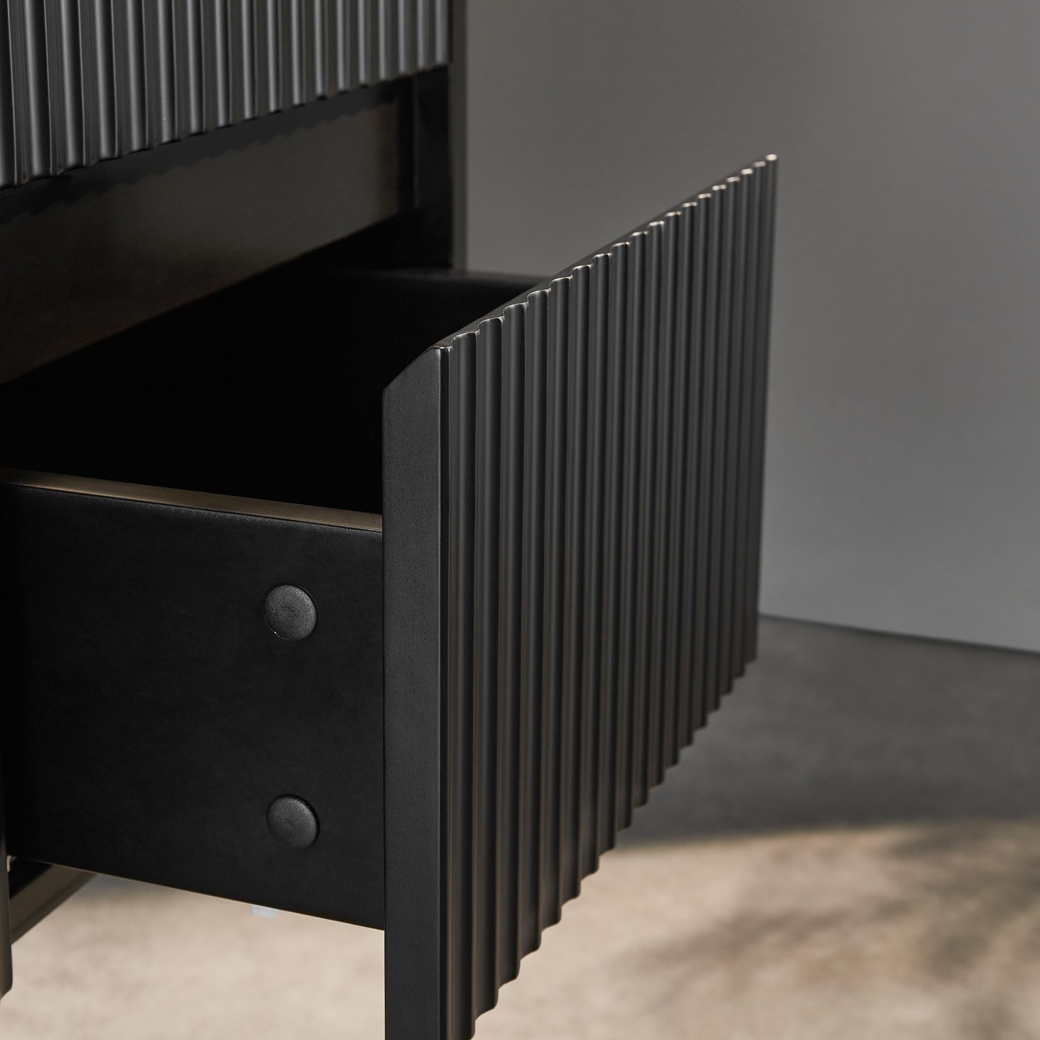 LUKKA CRETE MODERN MATTE BLACK 900MM SINGLE BOWL WALL HUNG VANITY (AVAILABLE IN LEFT AND RIGHT HAND DRAWER)