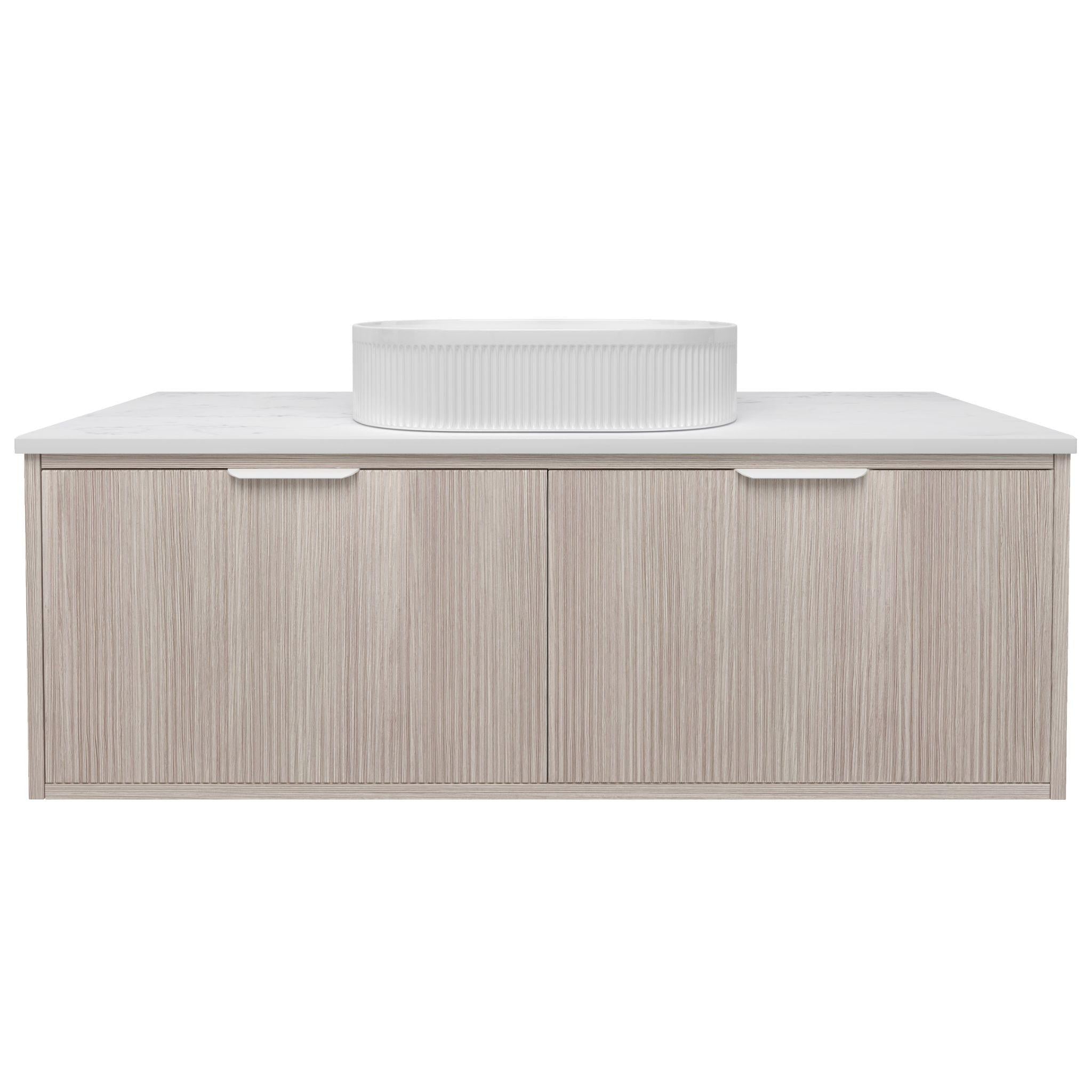 LUKKA KLIFF COASTAL OAK 1200MM SINGLE BOWL WALL HUNG VANITY