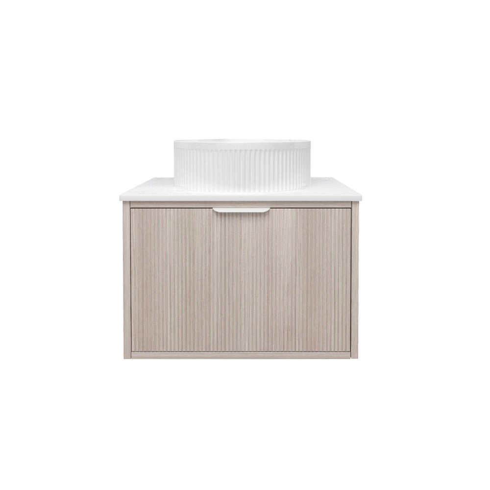 LUKKA KLIFF COASTAL OAK 600MM SINGLE BOWL WALL HUNG VANITY