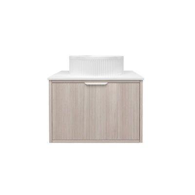 LUKKA KLIFF COASTAL OAK 600MM SINGLE BOWL WALL HUNG VANITY