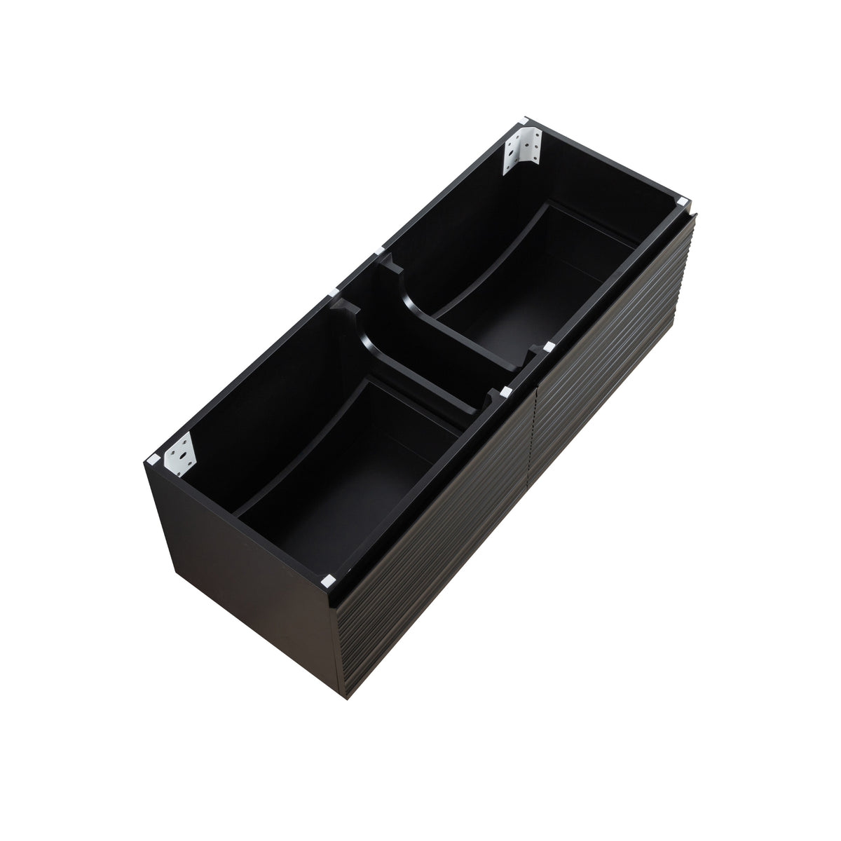LUKKA SEDONA MATTE BLACK 1200MM SINGLE BOWL WALL HUNG VANITY