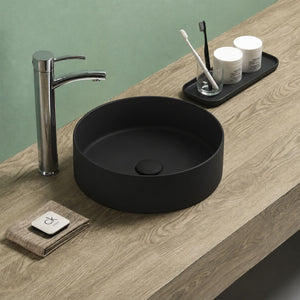LUKKA OLLEY ABOVE COUNTER BASIN MATTE BLACK 300MM