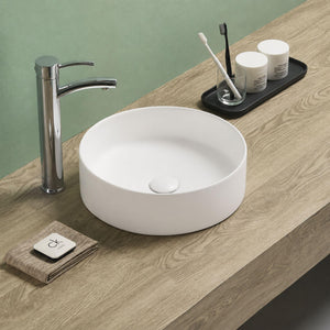 LUKKA OLLEY ABOVE COUNTER BASIN MATTE WHITE 300MM