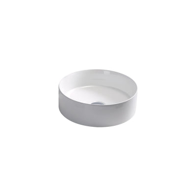LUKKA OLLEY ABOVE COUNTER BASIN GLOSS WHITE 350MM