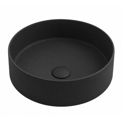 LUKKA OLLEY ABOVE COUNTER BASIN MATTE BLACK 395MM