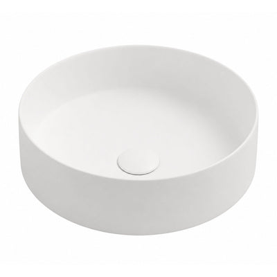 LUKKA OLLEY ABOVE COUNTER BASIN MATTE WHITE 395MM