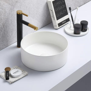 LUKKA OLLEY ABOVE COUNTER BASIN MATTE WHITE 395MM