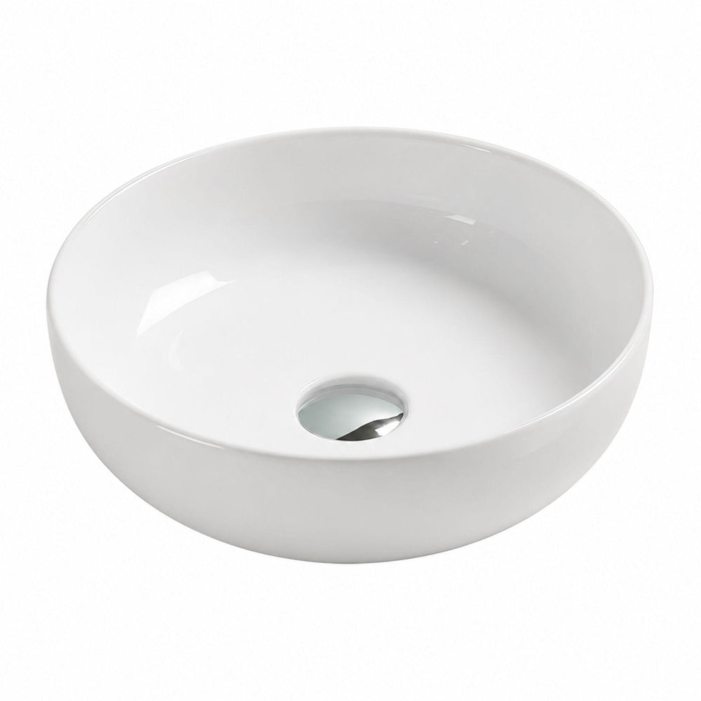 LUKKA OBAN ABOVE COUNTER BASIN GLOSS WHITE 377MM
