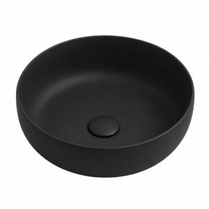 LUKKA OBAN ABOVE COUNTER BASIN MATTE BLACK 377MM