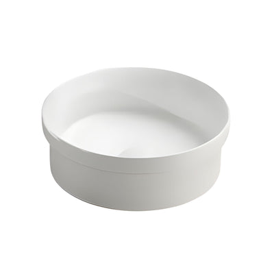 LUKKA OLLEY SEMI INSET BASIN MATTE WHITE 365MM