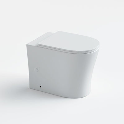 LUKKA ORTA TORNADO RIMLESS WALL FACED FLOOR PAN GLOSS WHITE