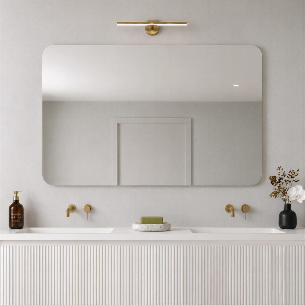 LUKKA RECTTA RECTANGULAR FRAMELESS PENCIL EDGE PLAIN MIRROR 1500X900MM