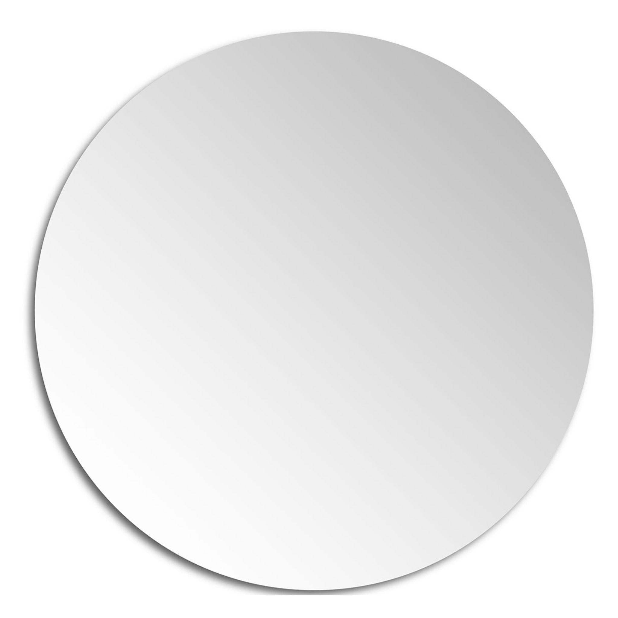 LUKKA ORBIS ROUND FRAMELESS PENCIL EDGE PLAIN MIRROR 600X600MM
