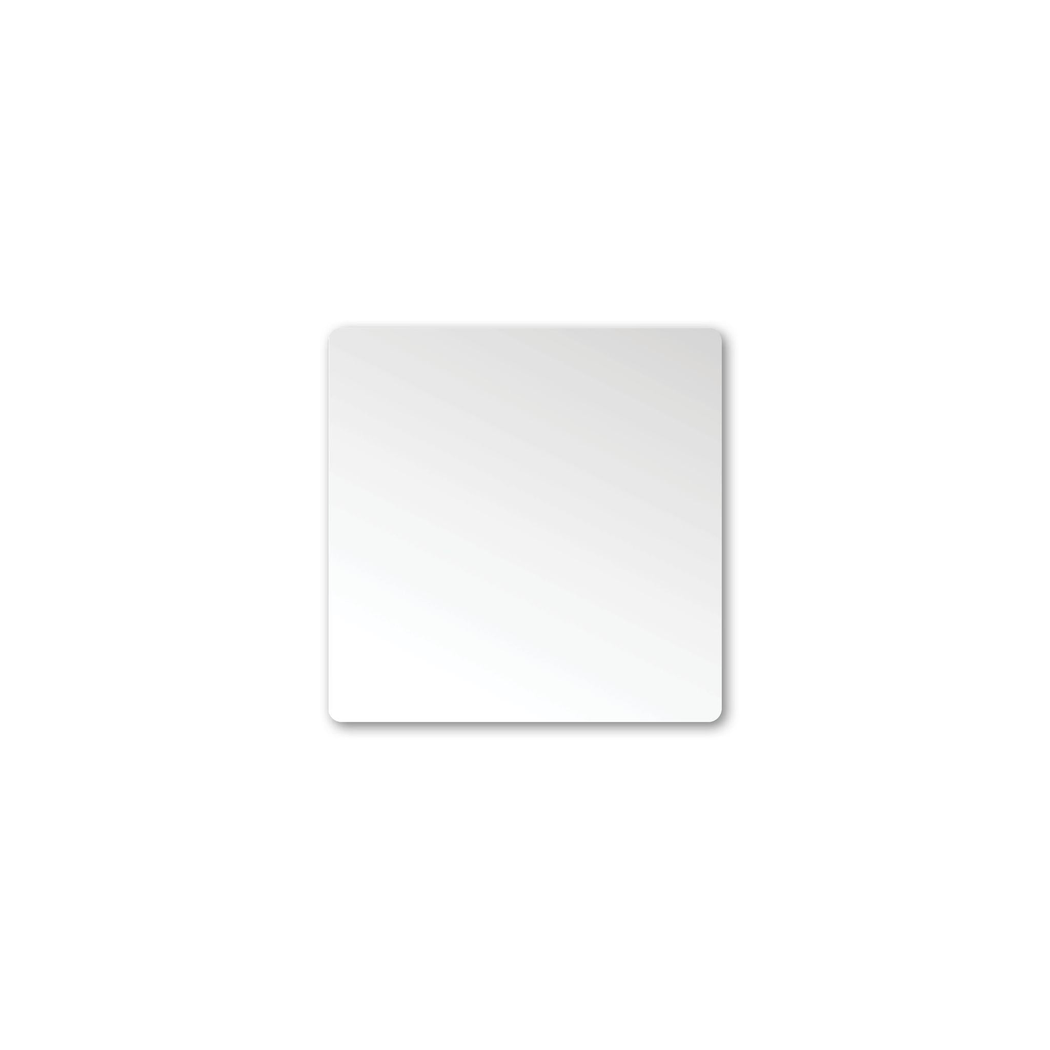 LUKKA RECTTA RECTANGULAR FRAMELESS PENCIL EDGE PLAIN MIRROR 750X750MM