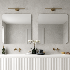 LUKKA RECTTA RECTANGULAR FRAMELESS PENCIL EDGE PLAIN MIRROR 750X750MM