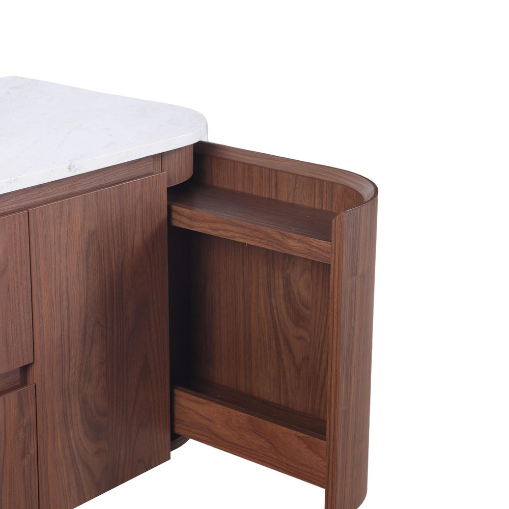 LUKKA RAVELLO MOCHA OAK WOODMATT 1200MM SINGLE BOWL WALL HUNG VANITY