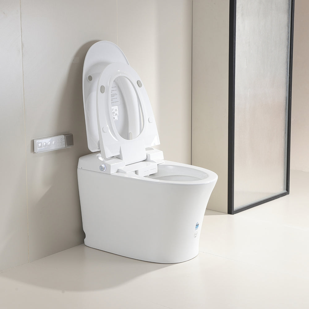 LUKKA SAMOS RIMLESS BACK TO WALL SMART TOILET WHITE