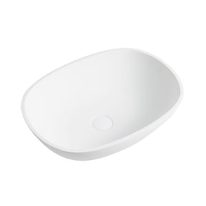 LUKKA PERRY ABOVE COUNTER BASIN MATTE WHITE 550MM