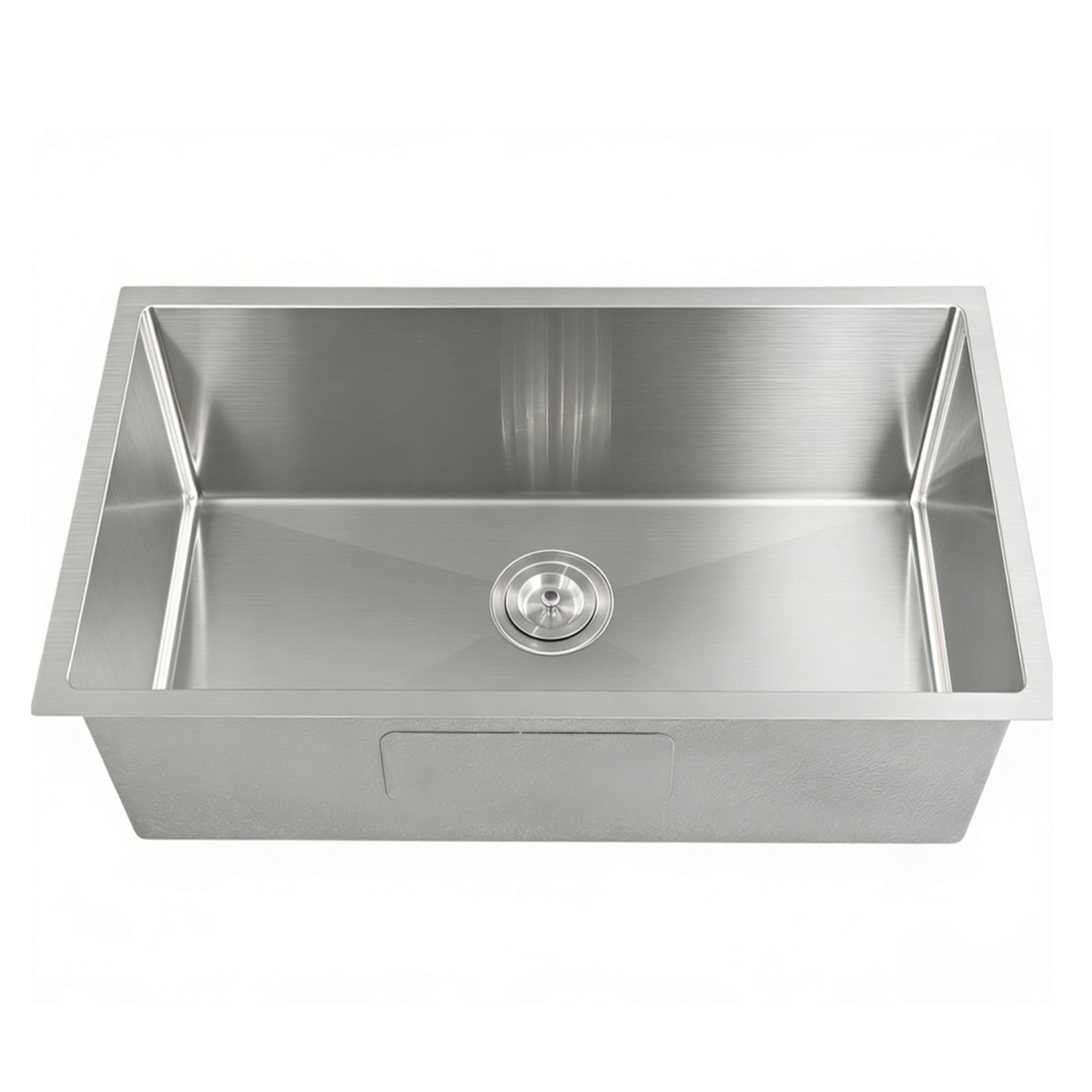 LUKKA KLIFF HAND MADE STAINLESS STEEL SINGLE BOWL UNDERMOUNT KITCHEN SINK 760MM