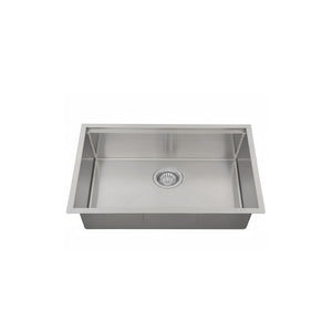LUKKA KLIFF HAND MADE STAINLESS STEEL SINGLE BOWL UNDERMOUNT KITCHEN SINK 810MM