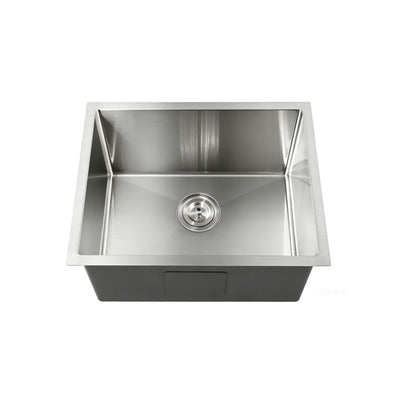 LUKKA KLIFF HAND MADE STAINLESS STEEL SINGLE BOWL UNDERMOUNT KITCHEN SINK 440MM