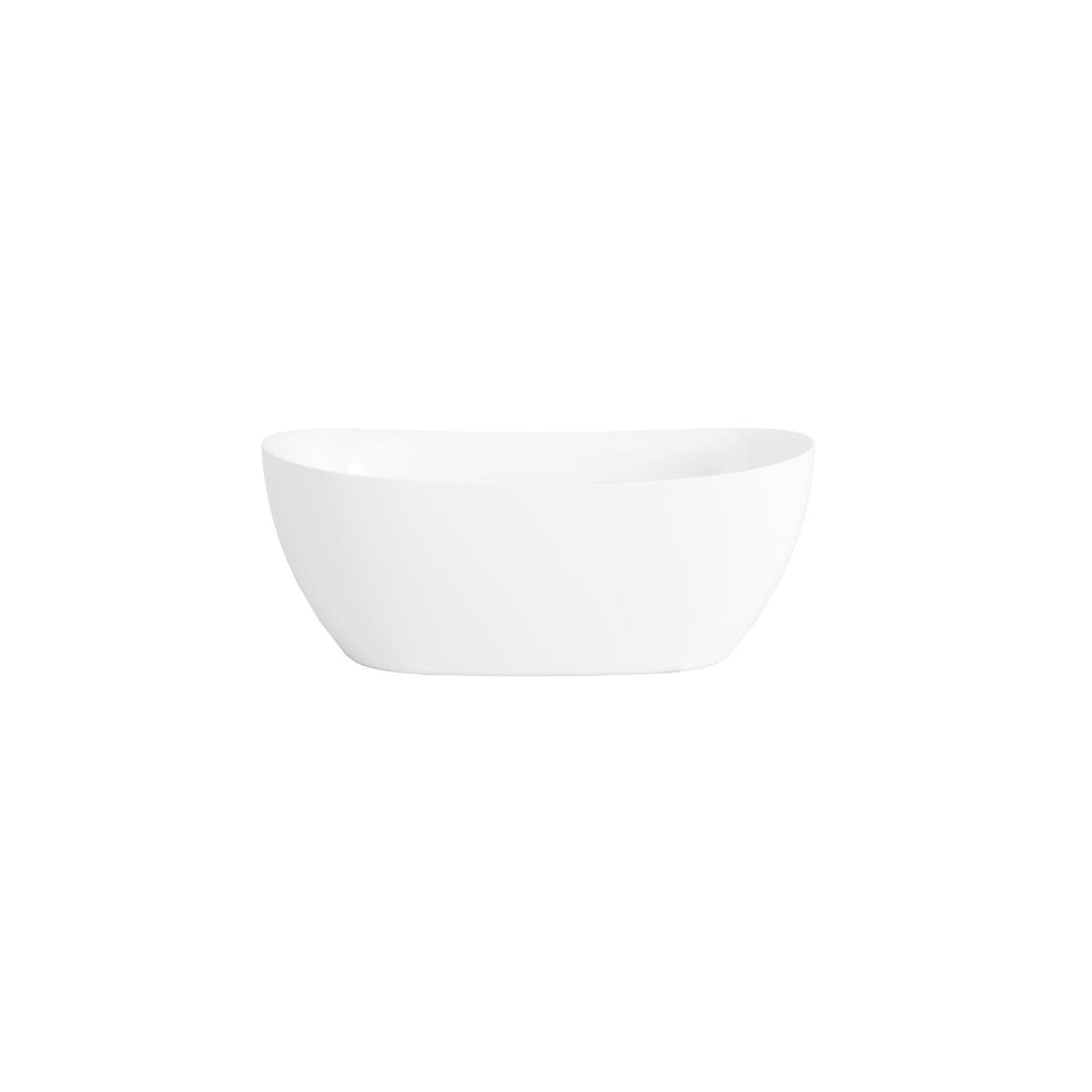 LUKKA VALLA FREESTANDING BATHTUB GLOSS WHITE 1600MM