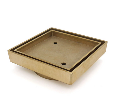 AQUAPERLA TILE INSERT DRAIN 115MM GOLD