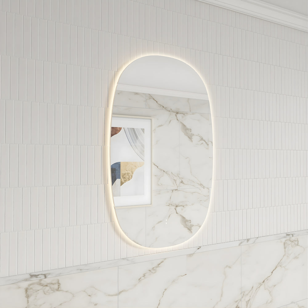 AULIC VALMONT VERTICAL LED MIRROR FRAMELESS 580X900MM