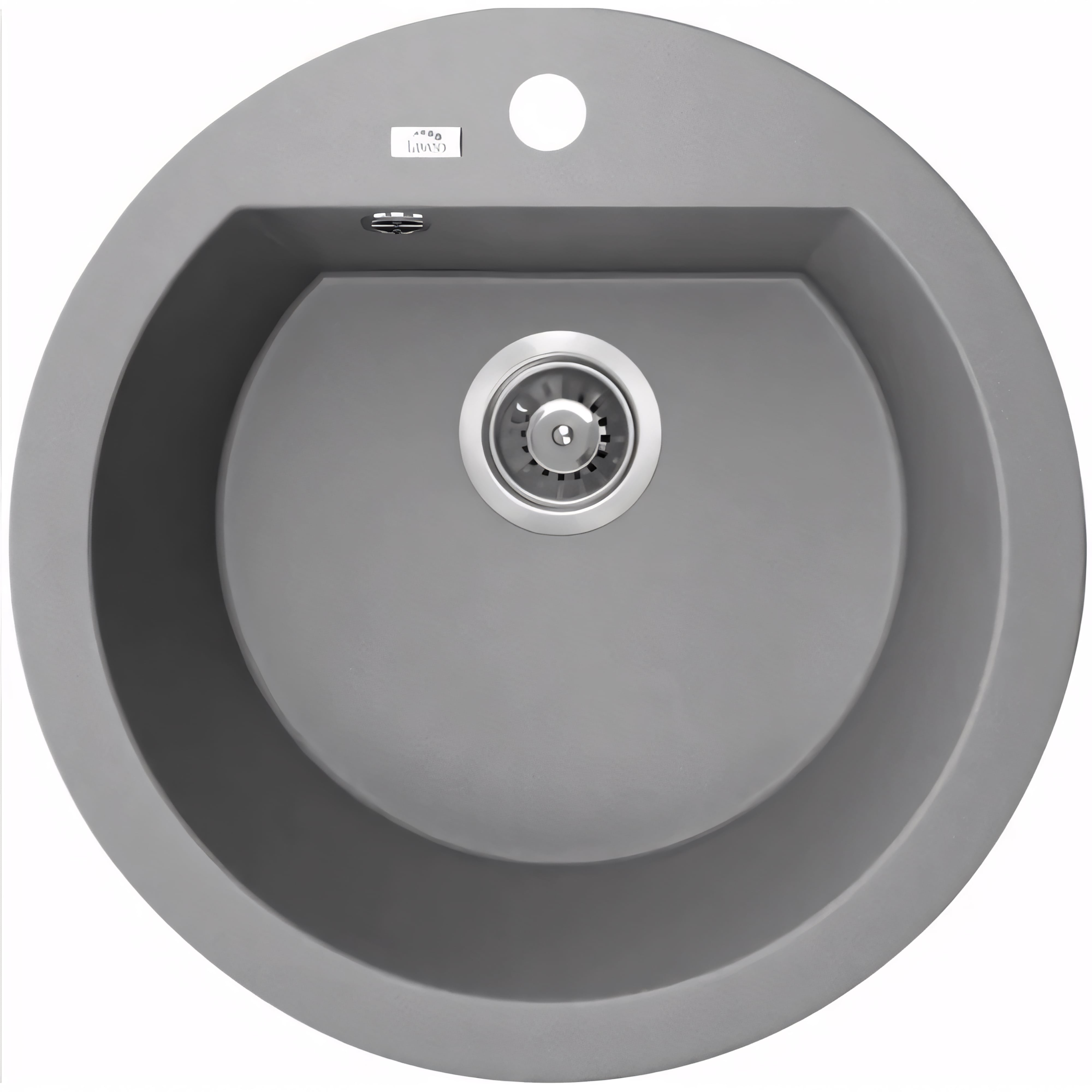 AQUAPERLA LAVEO SINGLE BOWL KITCHEN SINK GREY GRANITE 510MM