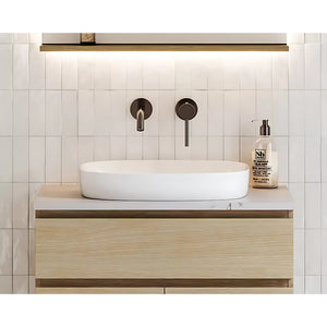 TIMBERLINE LORENZO INSET BASIN GLOSS WHITE 500MM