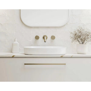 TIMBERLINE LORENZO INSET BASIN MATTE WHITE 500MM