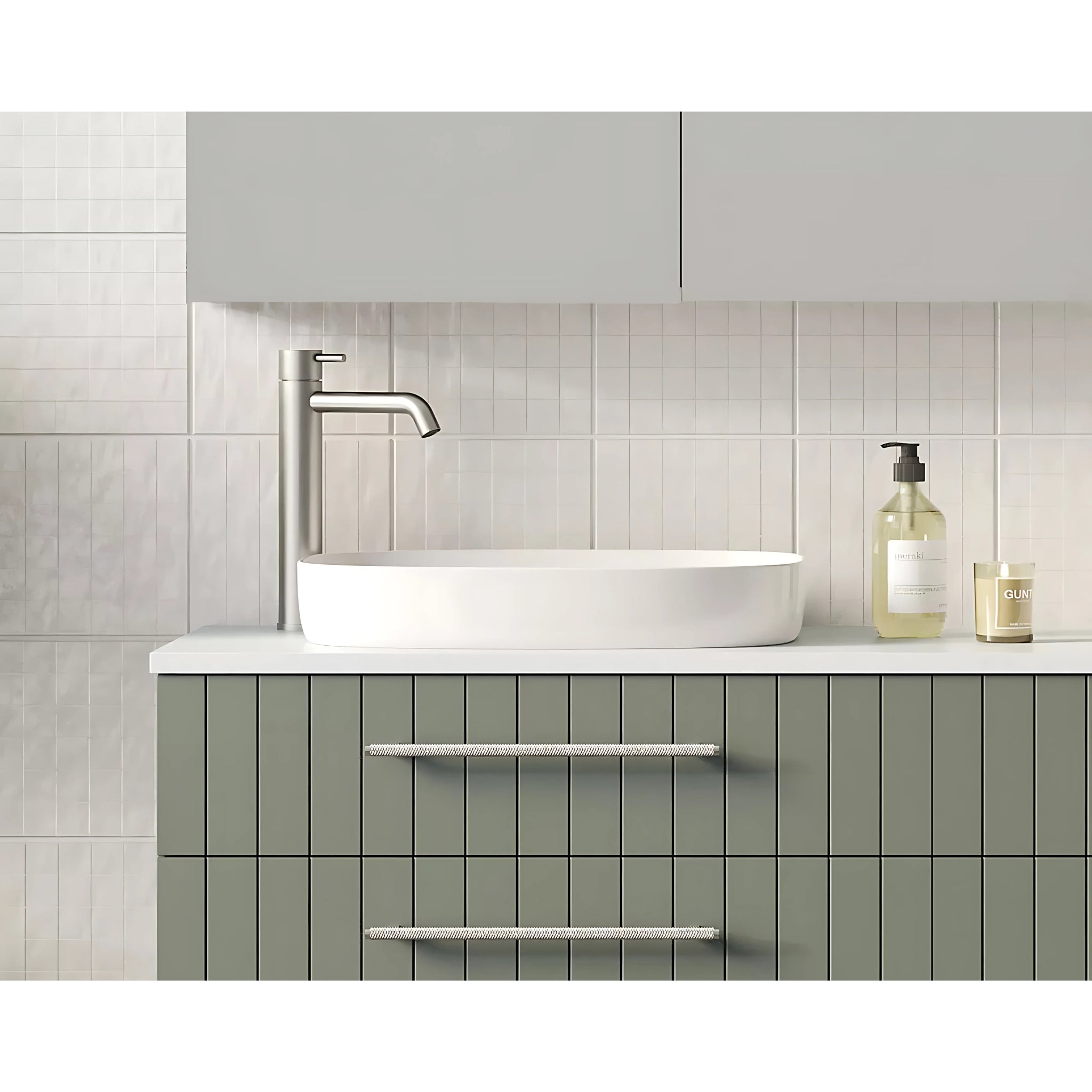 TIMBERLINE LORENZO INSET BASIN MATTE WHITE 500MM