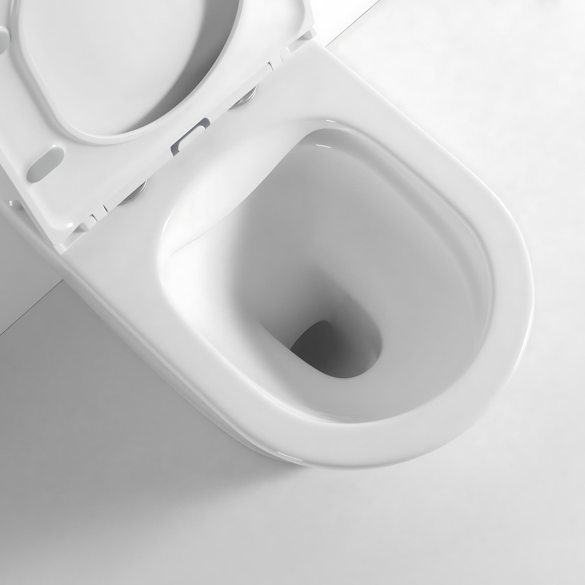 MERCIO LONDON RIMLESS BACK TO WALL TOILET SUITE GLOSS WHITE