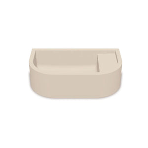 NOOD CO LOOP 01 ABOVE COUNTER / WALL HUNG BASIN MUSHROOM 440MM