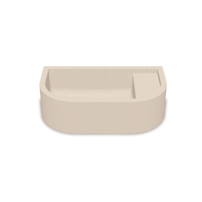 NOOD CO LOOP 01 ABOVE COUNTER / WALL HUNG BASIN MUSHROOM 440MM