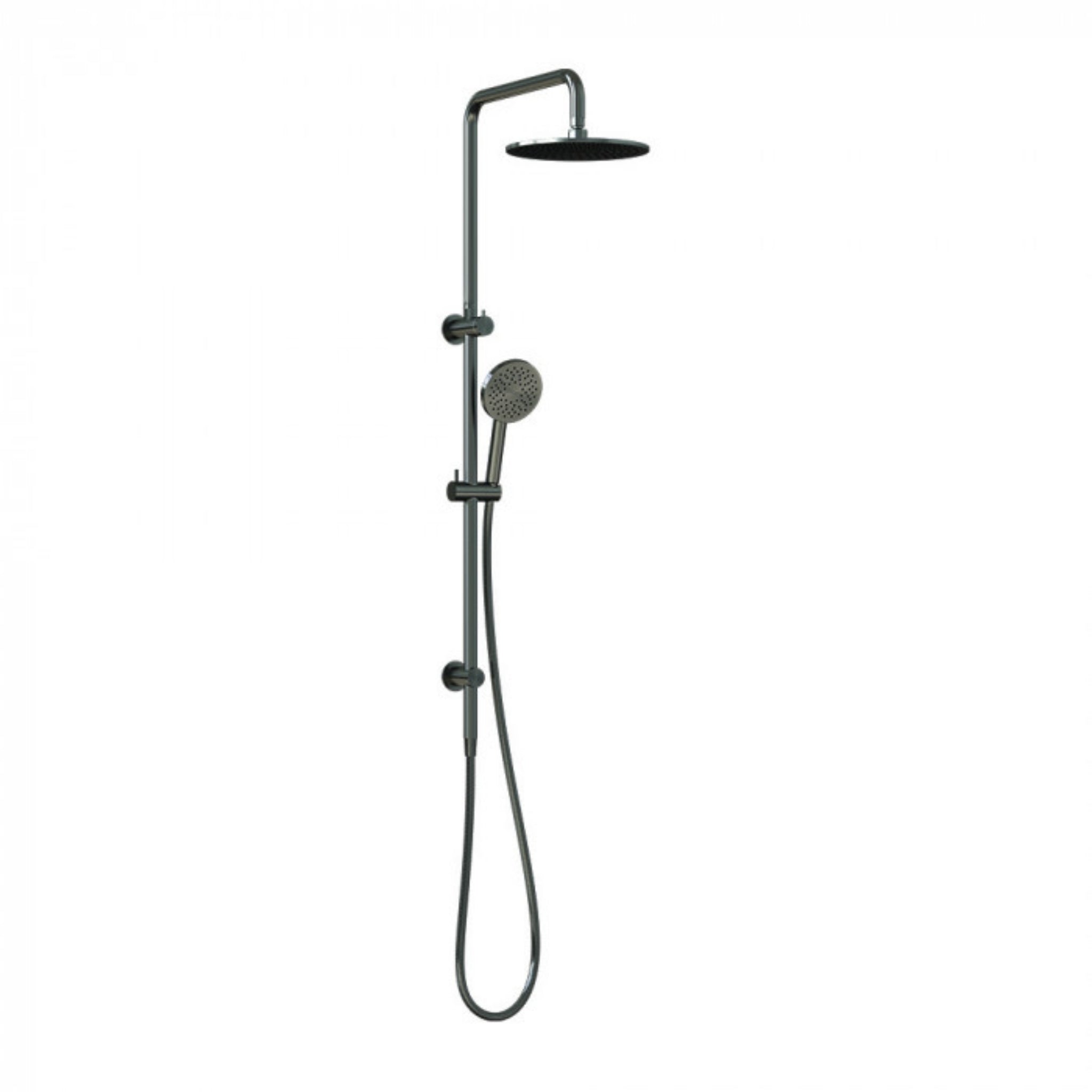 FELTON LINEA RAIN COLUMN BRUSHED GUN METAL