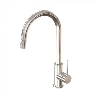 FELTON LINEA PULL OUT SINK MIXER 408MM BRUSHED STAINLESS