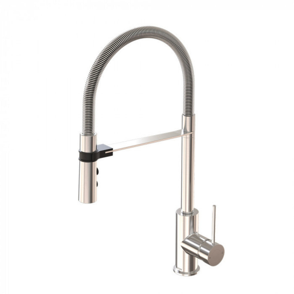 FELTON LINEA SPRING SINK MIXER 492MM BRUSHED STAINLESS