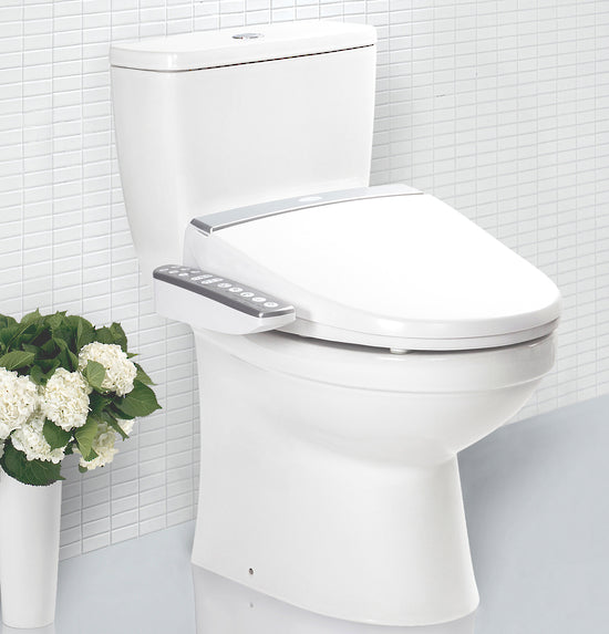 KOHLER ELECTRONIC BIDET SEAT WITH SIDE CONTROL GLOSS WHITE ELONGATED