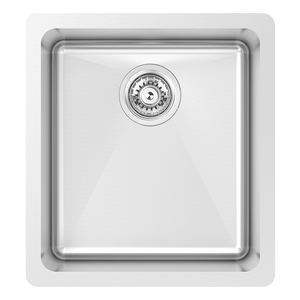 SCHOCK 36 LITRE SINGLE BOWL LAUNDRY SINK STAINLESS STEEL 410MM