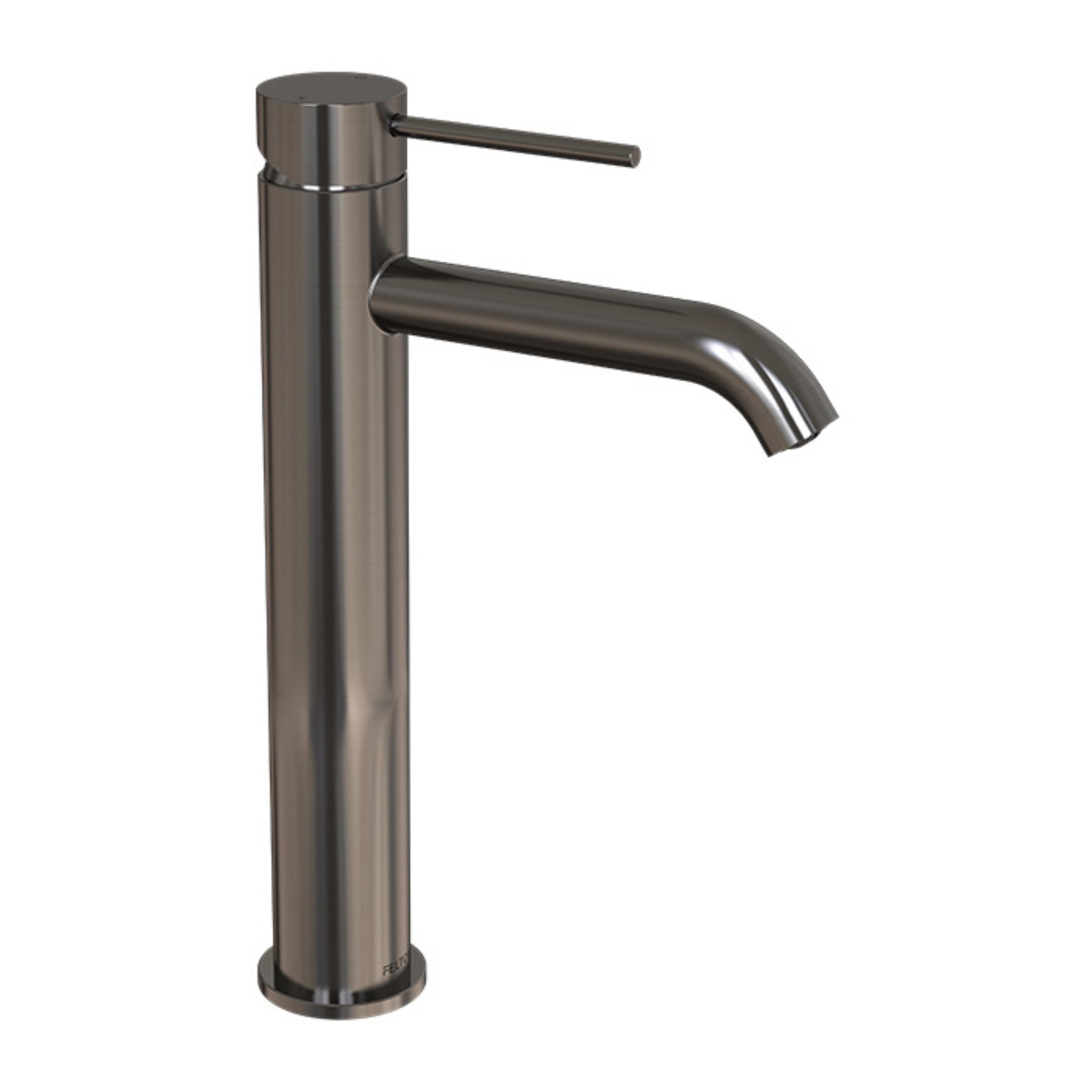 FELTON LINEA TALL BASIN MIXER 285MM BRUSHED GUN METAL