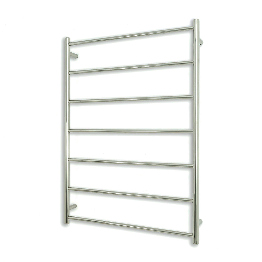 RADIANT HEATING 7-BARS ROUND NON-HEATED TOWEL RAIL CHROME 800MM