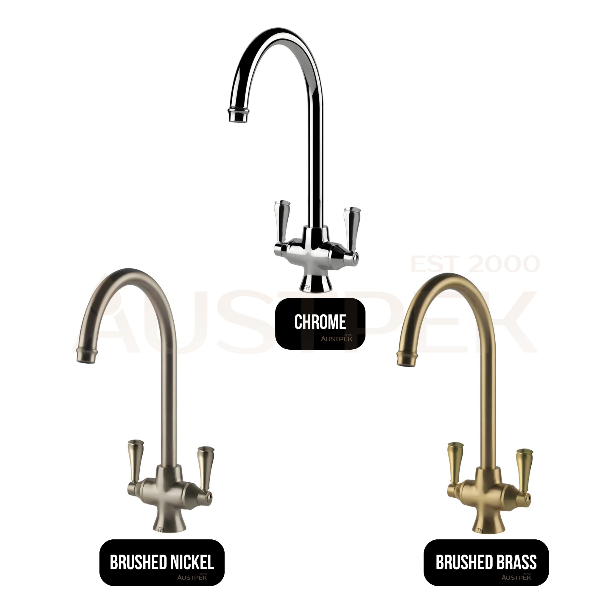 TURNER HASTINGS LUDLOW PURIFIER MIXER WITH FILTER CARTRIDGE 390MM BRUSHED BRASS