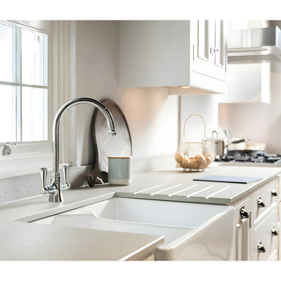 TURNER HASTINGS LUDLOW PURIFIER MIXER WITH FILTER CARTRIDGE 390MM CHROME