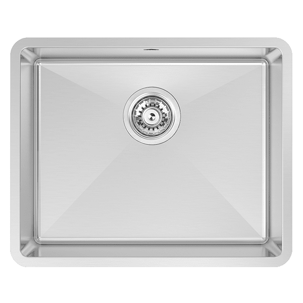SCHOCK LUCIA LARGE SINGLE BOWL KITCHEN SINK STAINLESS STEEL 540MM