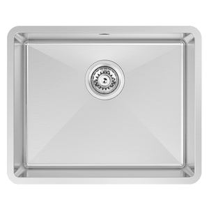 SCHOCK LUCIA LARGE SINGLE BOWL KITCHEN SINK STAINLESS STEEL 540MM